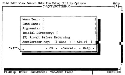 Microsoft Menu Patent