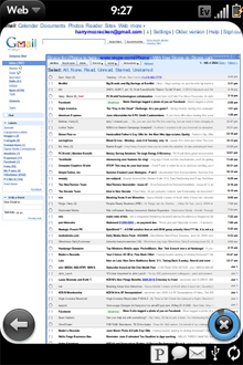 Palm Pre Gmail