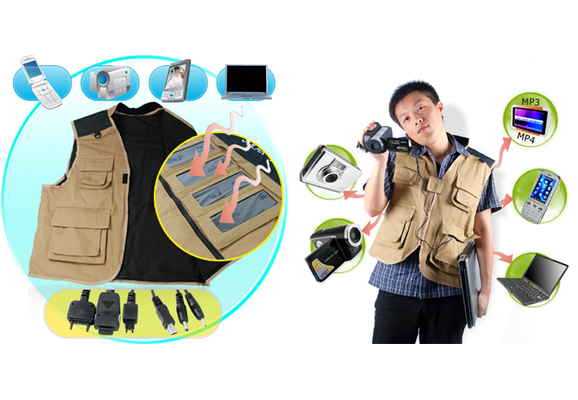 Solar-Power Vest