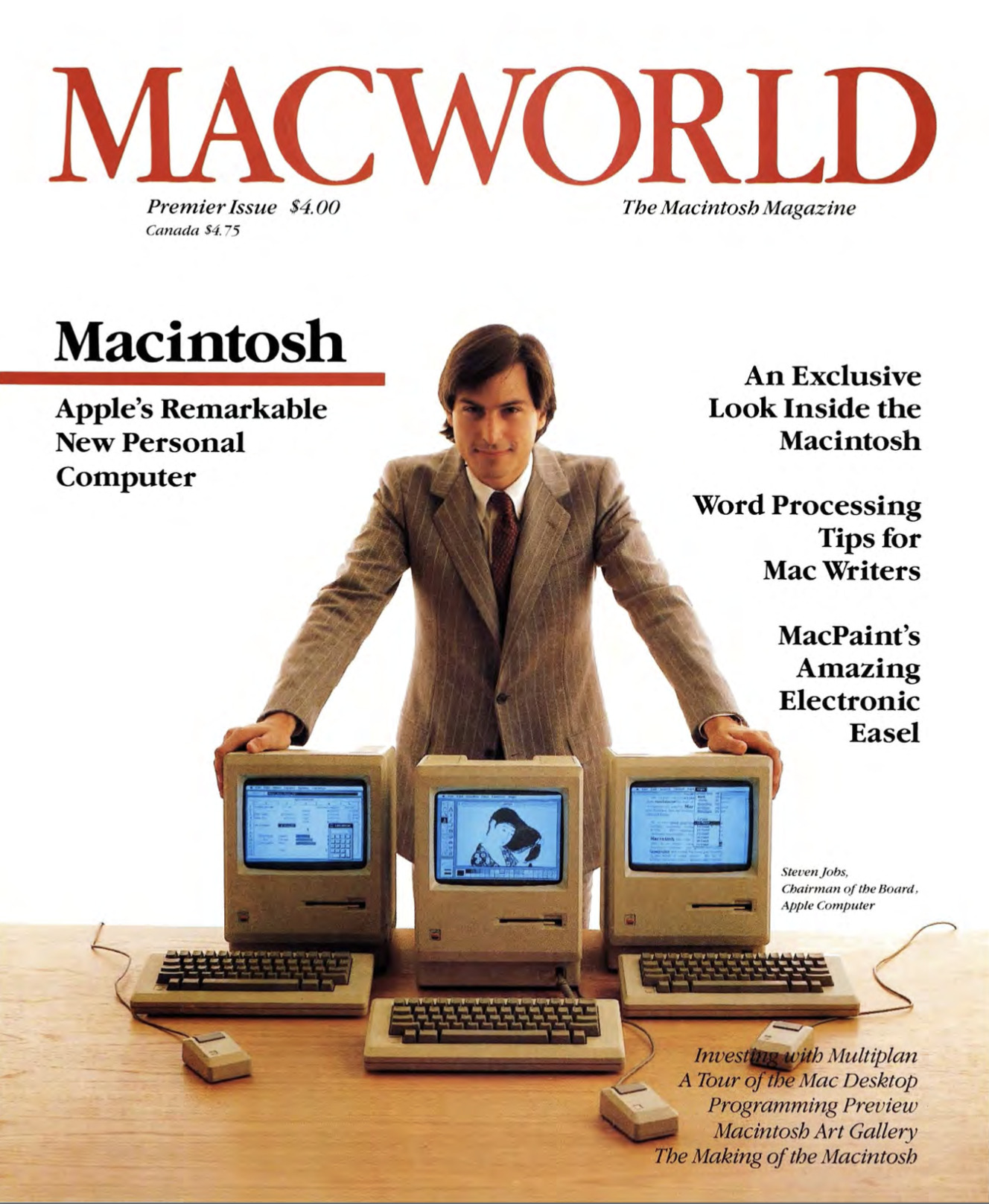 Macworld first issue cover